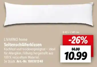 Lidl LIVARNO home Seitenschläferkissen Angebot