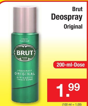 Zimmermann Brut Deospray Original 200ml Angebot