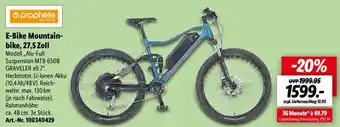 Lidl prophete E-Bike Mountain-bike, 27,5 Zoll Angebot