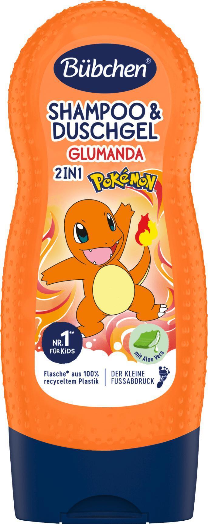 dm drogerie Bübchen kinder shampoo & duschgel 2in1 pokémon glumanda Angebot