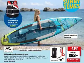 Lidl AQUA MARINA SUP mit Doppelkammer-System Angebot