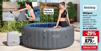 Lidl Bestway Whirlpool ,,Lay-Z-Spa™ mit AirJet™ Santorini" Angebot