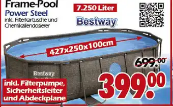 Wreesmann Bestway Frame Pool Power Steel Angebot