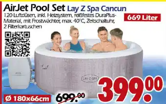 Wreesmann AirJet Pool Set Lay Z Spa Cancun Angebot