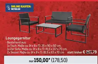 METRO Loungegarnitur Angebot