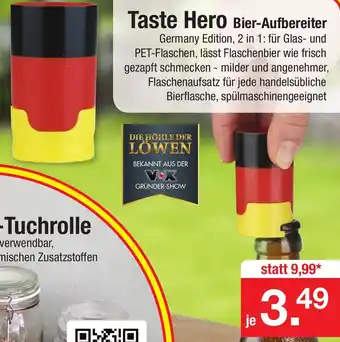 Zimmermann Taste Hero Bier Aufbereiter Angebot