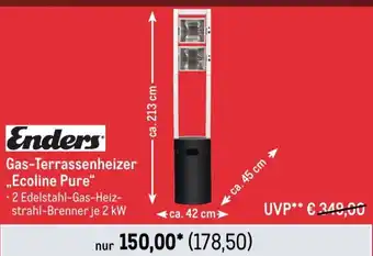 METRO Enders Gas-Terrassenheizer ,,Ecoline Pure" Angebot