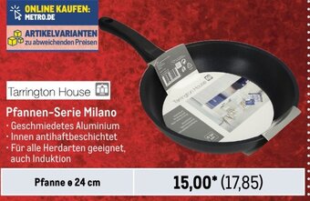 METRO Pfanne e 24 cm Tarrington House Pfannen-Serie Milano Angebot