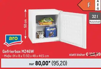 METRO aro Gefrierbox MZ46W Angebot