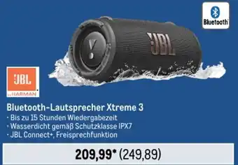 METRO JBL Bluetooth-Lautsprecher Xtreme 3 Angebot