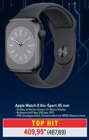 METRO Apple Watch 8 Alu-Sport 45 mm Angebot