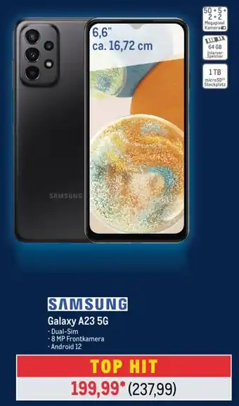 METRO SAMSUNG Galaxy A23 5G Angebot