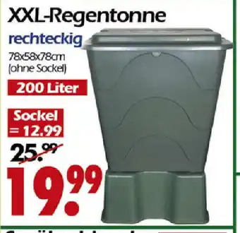 Wreesmann XXL Regentonne rechteckig 200L Angebot