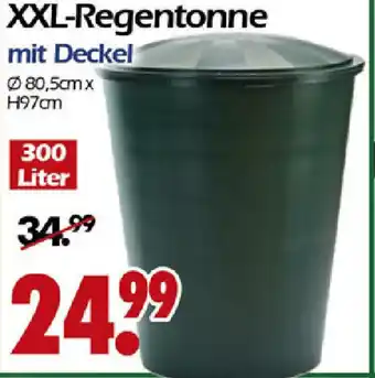 Wreesmann XXL Regentonne mit Deckel 300L Angebot