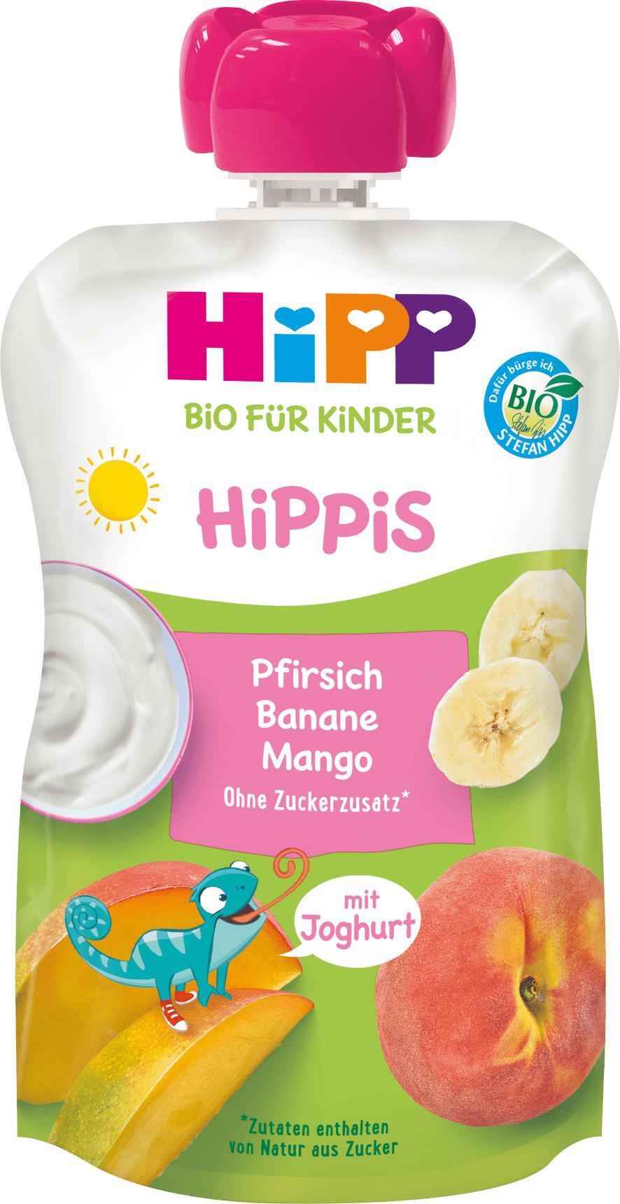 dm drogerie Hipp quetschie pfirsich banane mango mit joghurt, ab 1 jahr Angebot