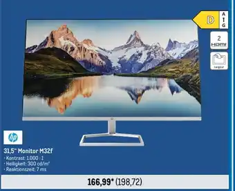 METRO hp 31,5" Monitor M32f Angebot