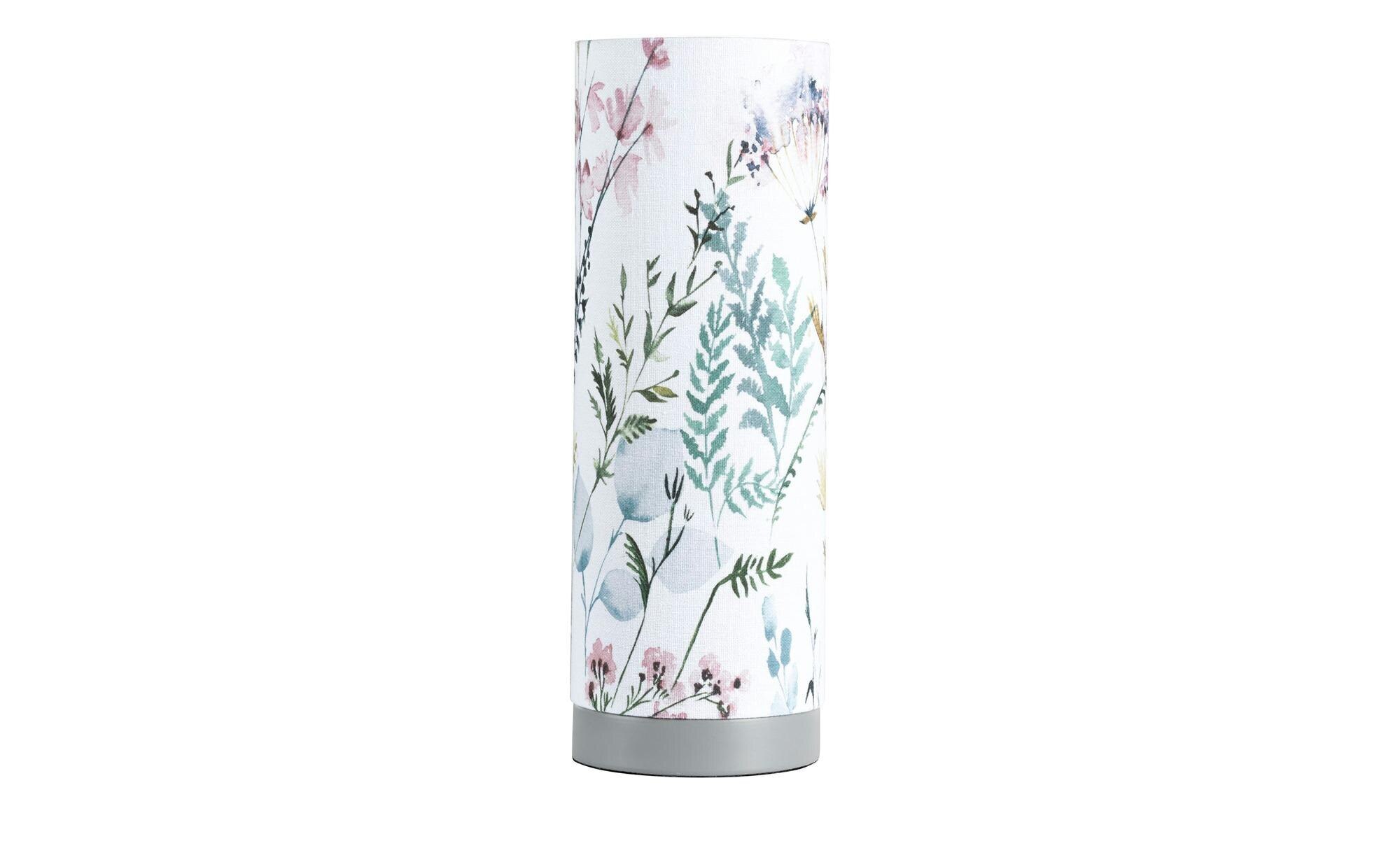 Höffner Tischleuchte, 1-flammig, leinen `floral` Angebot