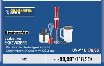 METRO KitchenAid Stabmixer 5KHBV83EER Angebot