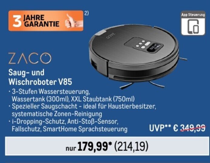 METRO ZACO Saug- und Wischroboter V85 Angebot