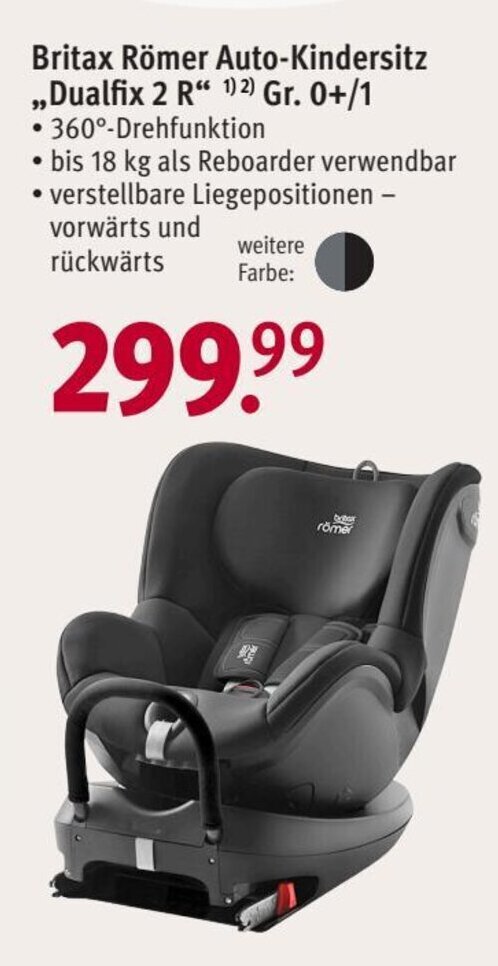 Selling BRITAX RÖMER Kindersitz 0-18 kg DUALFIX 2 R, 360° drehbar