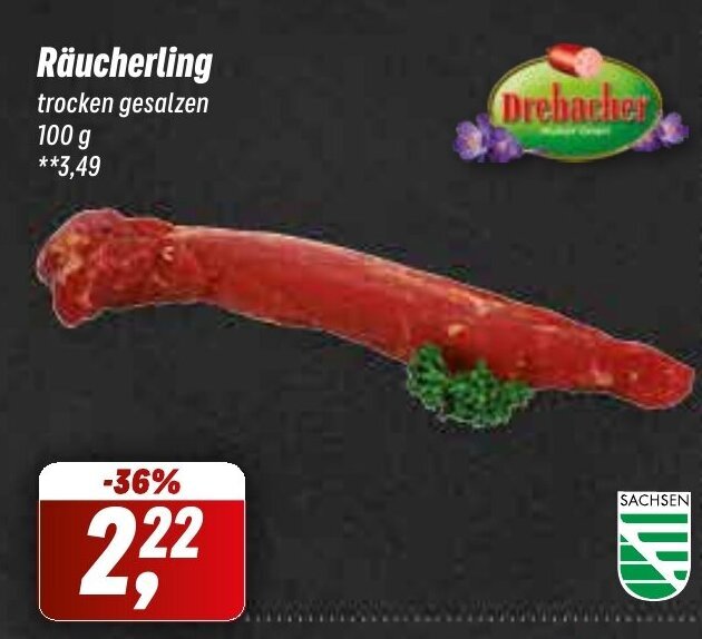 Simmel Drebacker Räucherling trocken gesalzen 100g Angebot