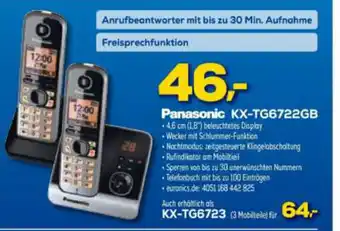 Euronics Panasonic KX-TG6722GB Angebot