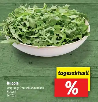 Lidl Rucola 125g Angebot