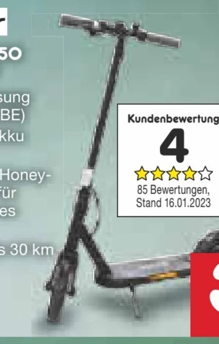 Netto Marken-Discount Odin sel-10350 e-scooter Angebot