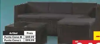 Netto Marken-Discount Polyrattan lounge sitzgarnitur punta cana Angebot