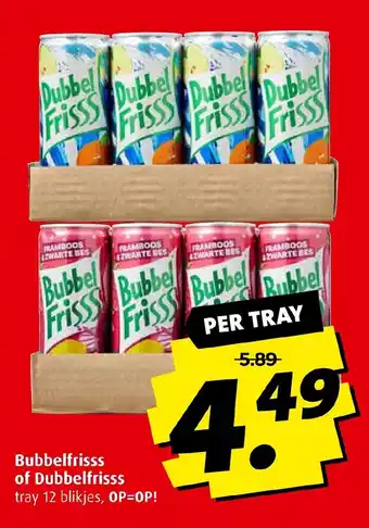 CENTERSHOP Bubbelfrisss of Dubbelfrisss tray 12 blikjes, OP=OP! Angebot