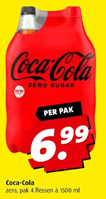 CENTERSHOP Coca-Cola zero, pak 4 flessen à 1500 ml Angebot