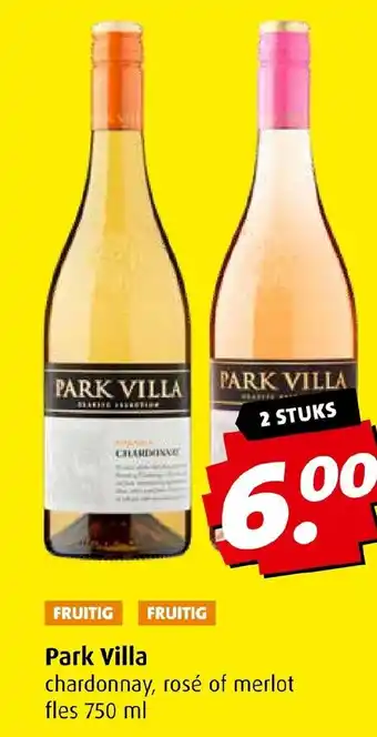 CENTERSHOP Park Villa chardonnay, rosé of merlot fles 2*750 ml Angebot