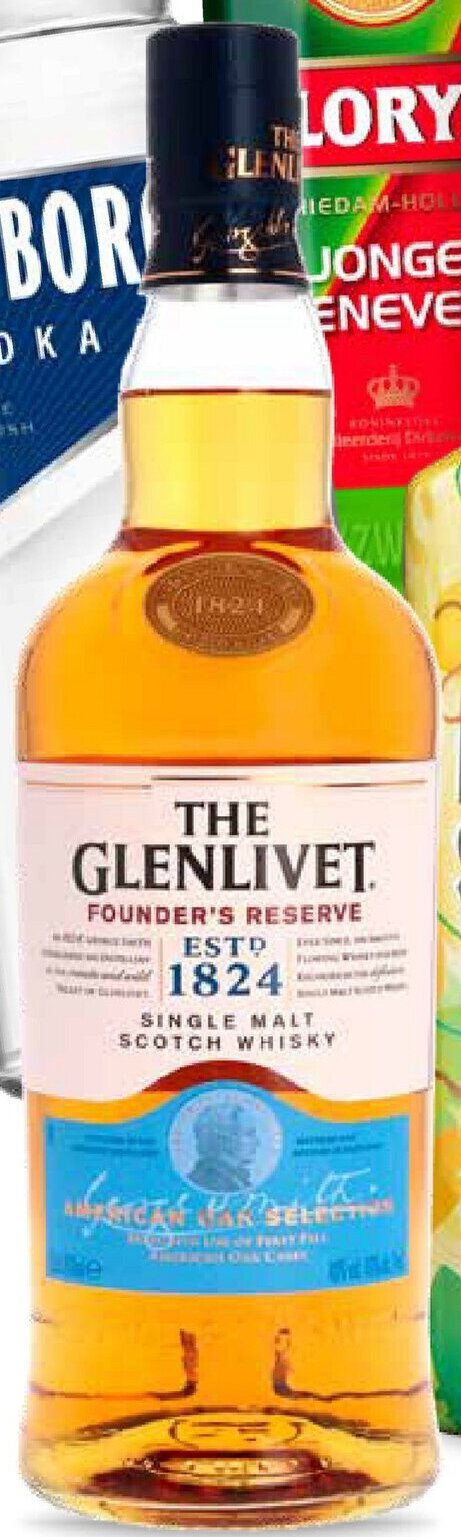 CENTERSHOP The Glenlivet Scotch single malt whisky fles 700 ml Angebot