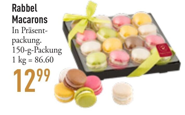 Galeria Markthalle Rabbel Macarons 150g Angebot