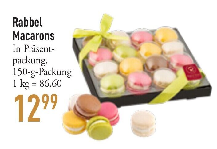 DINEA Rabbel Macarons 150g Angebot