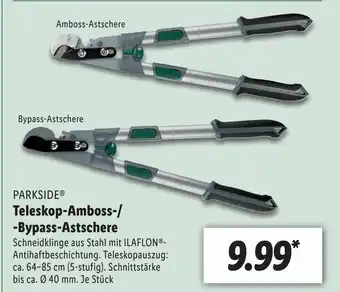 Lidl Parkside Teleskop Amboss/Bypass Astschere Angebot