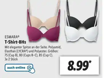 Lidl Esmara T-Shirt BHs Angebot