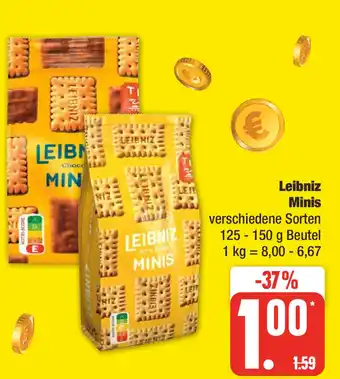 Edeka Leibniz Minis 125-150 g Angebot