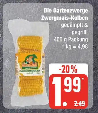 Edeka Die Gartenzwerge Zwergmais-Kolben 400 g Packung Angebot