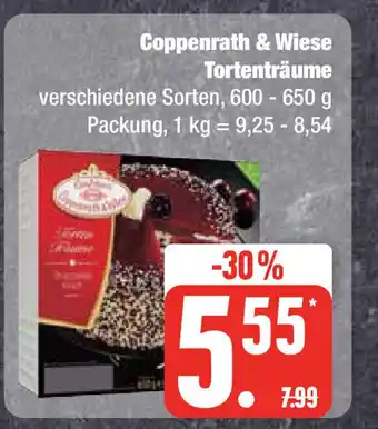 Edeka Coppenrath & Wiese Tortenträume verschiedene Sorten, 600 - 650 g Packung Angebot