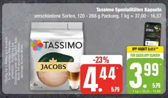 Edeka Tassimo Spezialitäten Kapseln 120-268 g Angebot
