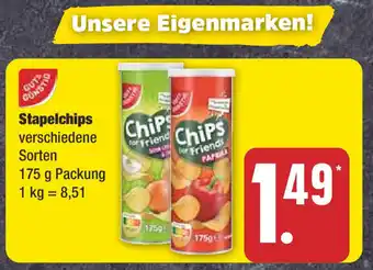 Edeka Gut & Gunstig Stapelchips verschiedene Sorten 175 g Angebot