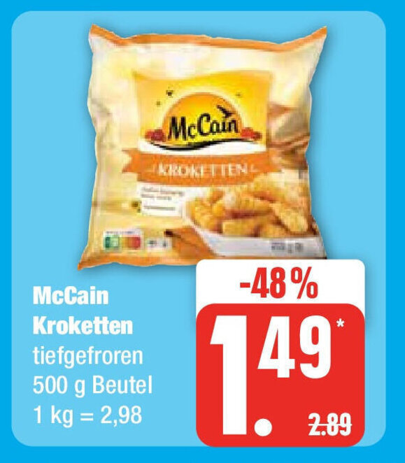 Edeka McCain Kroketten tiefgefroren 500 g Angebot