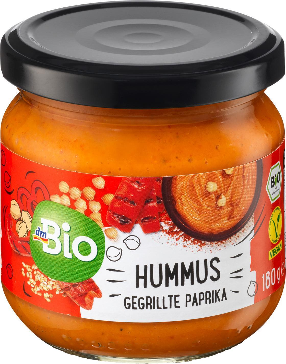 dm drogerie Dmbio hummus gegrillte paprika Angebot