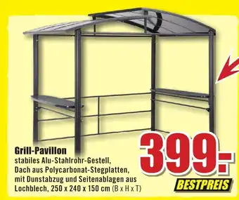 B1 Discount Baumarkt Grill-Pavillon Angebot