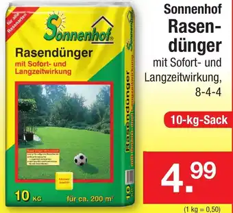 Zimmermann Sonnenhof Rasendünger 10kg Angebot