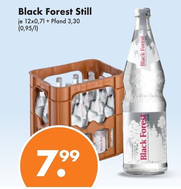 Trink und Spare Black Forest Still je 12x0,7l Angebot