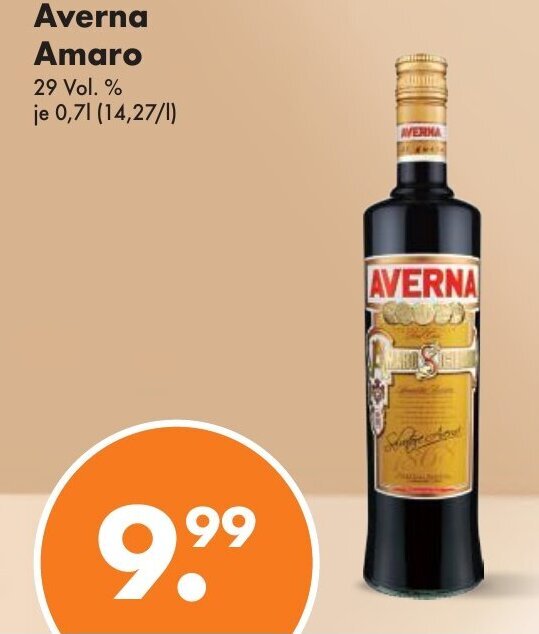 Trink und Spare Averna Amaro 700ml Angebot