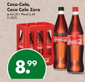 Trink und Spare Coca-Cola, Coca Cola Zero 6*1L Angebot