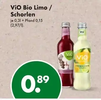 Trink und Spare VIO Bio Limo / Schorlen 300ml Angebot